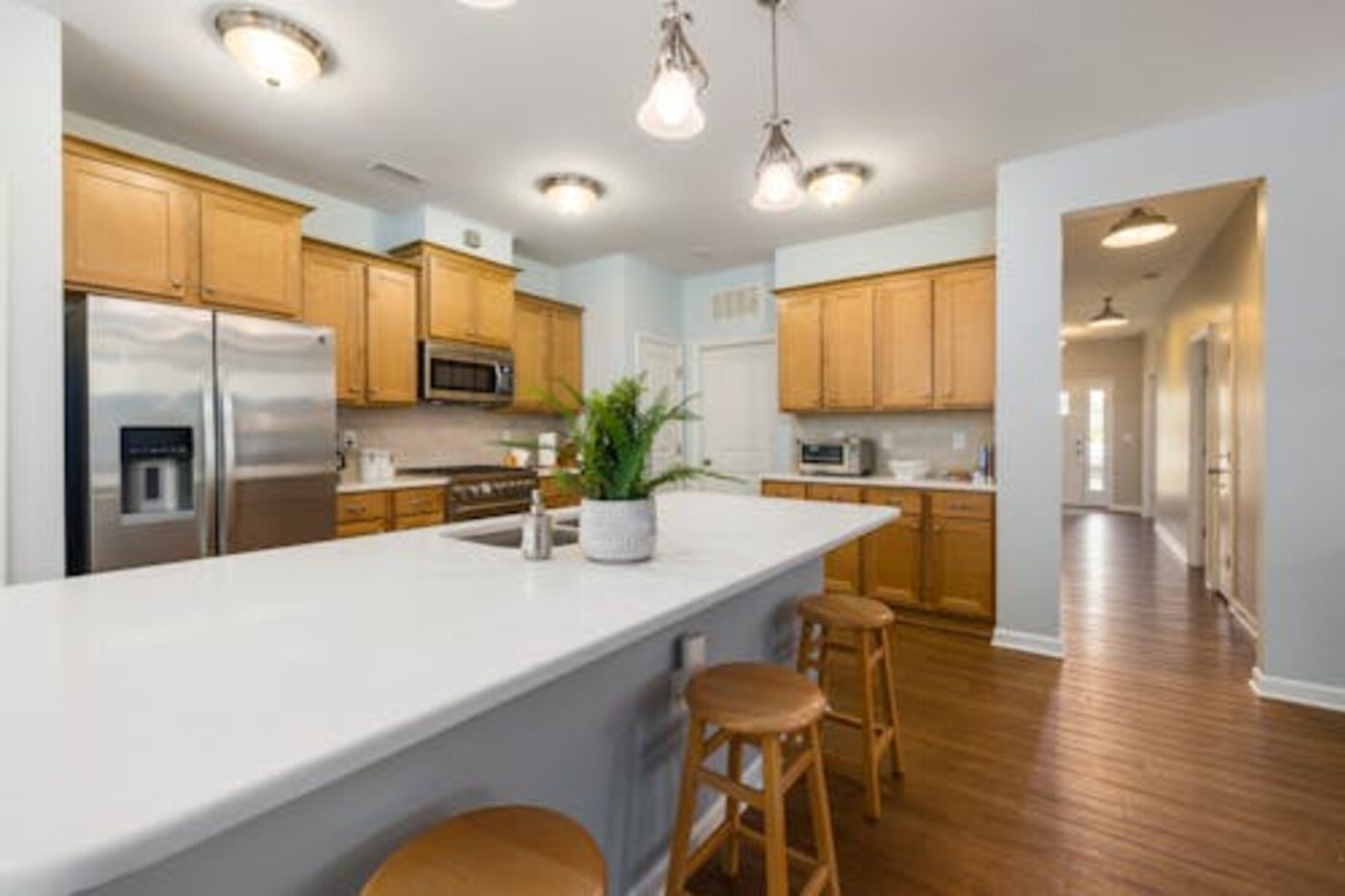 Bright kitchen after a refresh
